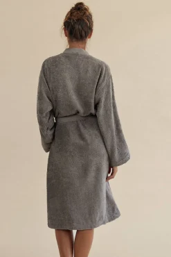 Textura Albornoz rizo algodón bambú unisex