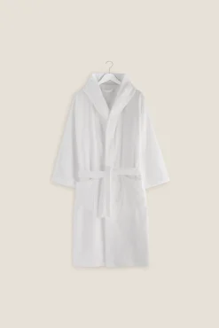 Textura Albornoz rizo algodón capucha unisex