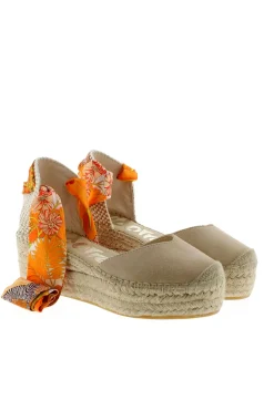 Vidorreta Alpargata cuña yute beige