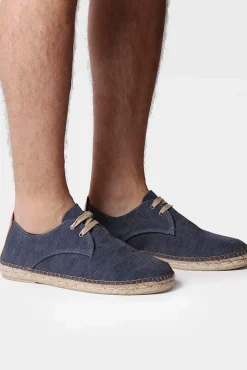 Alpargata de cordones hombre
