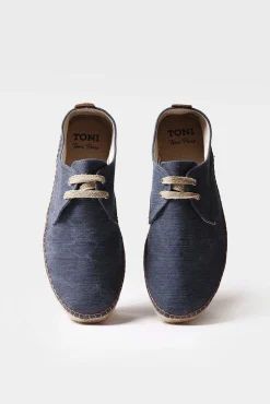 Alpargata de cordones hombre