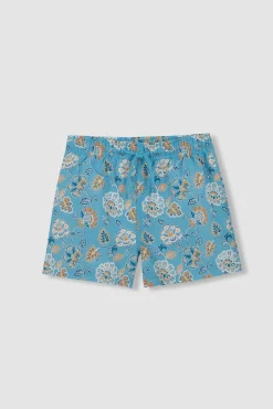 Crianças Gocco Bañador estampado flores azul claro