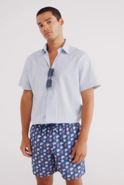 Springfield Bañador estampado hojas