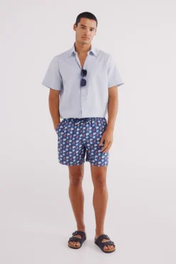 Springfield Bañador estampado hojas