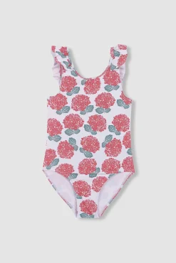 Crianças Gocco Bañador estampado hortensias