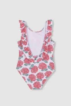 Crianças Gocco Bañador estampado hortensias