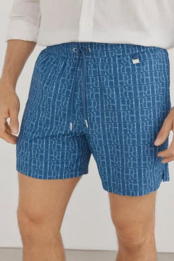 Pedro del Hierro Bañador estampado logos