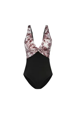 Dorina Bañador estampado negro