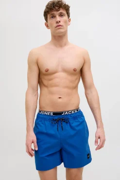 Jack & Jones Bañador liso con cintura logo