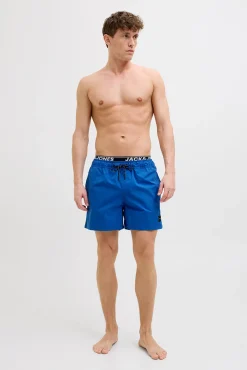 Jack & Jones Bañador liso con cintura logo