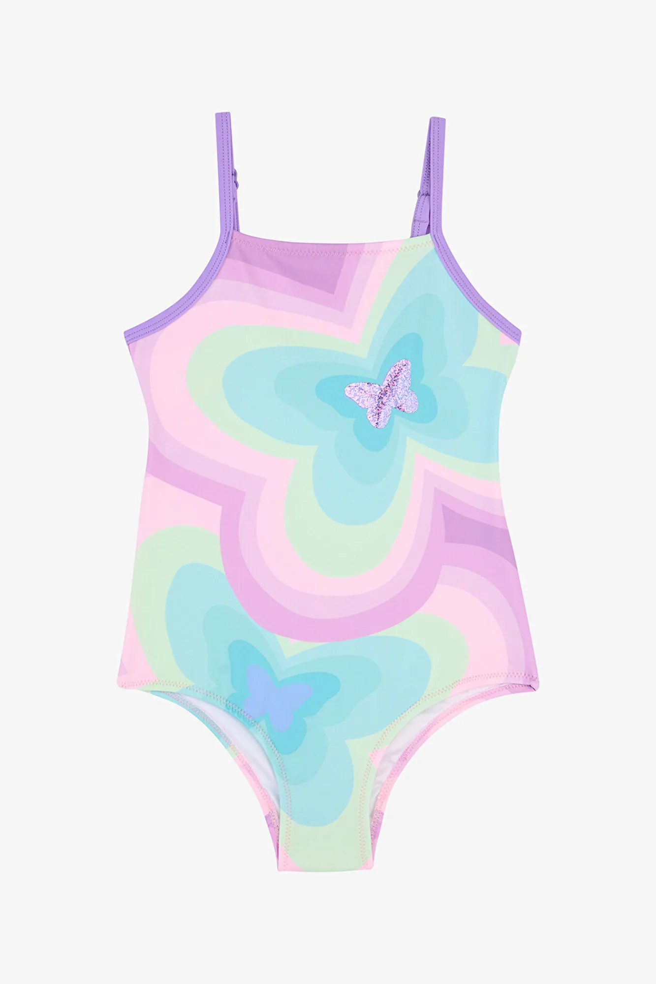 Crianças Penti Bañador multicolor mariposas