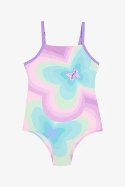 Crianças Penti Bañador multicolor mariposas