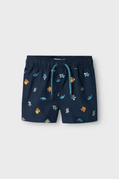 Crianças Name it Bañador niño con print bordado