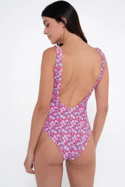 Ohma! Bañador premamá con textura print flores