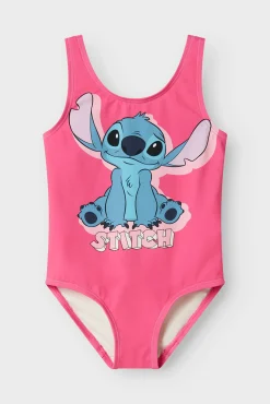 Crianças Name it Bañador rosa Lilo y Stitch