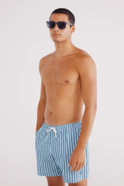 Springfield Bañador seersucker estampado rayas