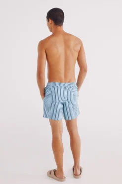 Springfield Bañador seersucker estampado rayas
