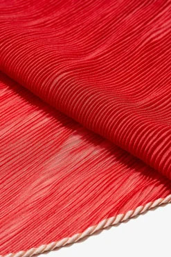 Vilanova Bandana plisada semitransparente