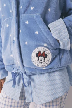 Women'secret Bata corta polar Mickey azul