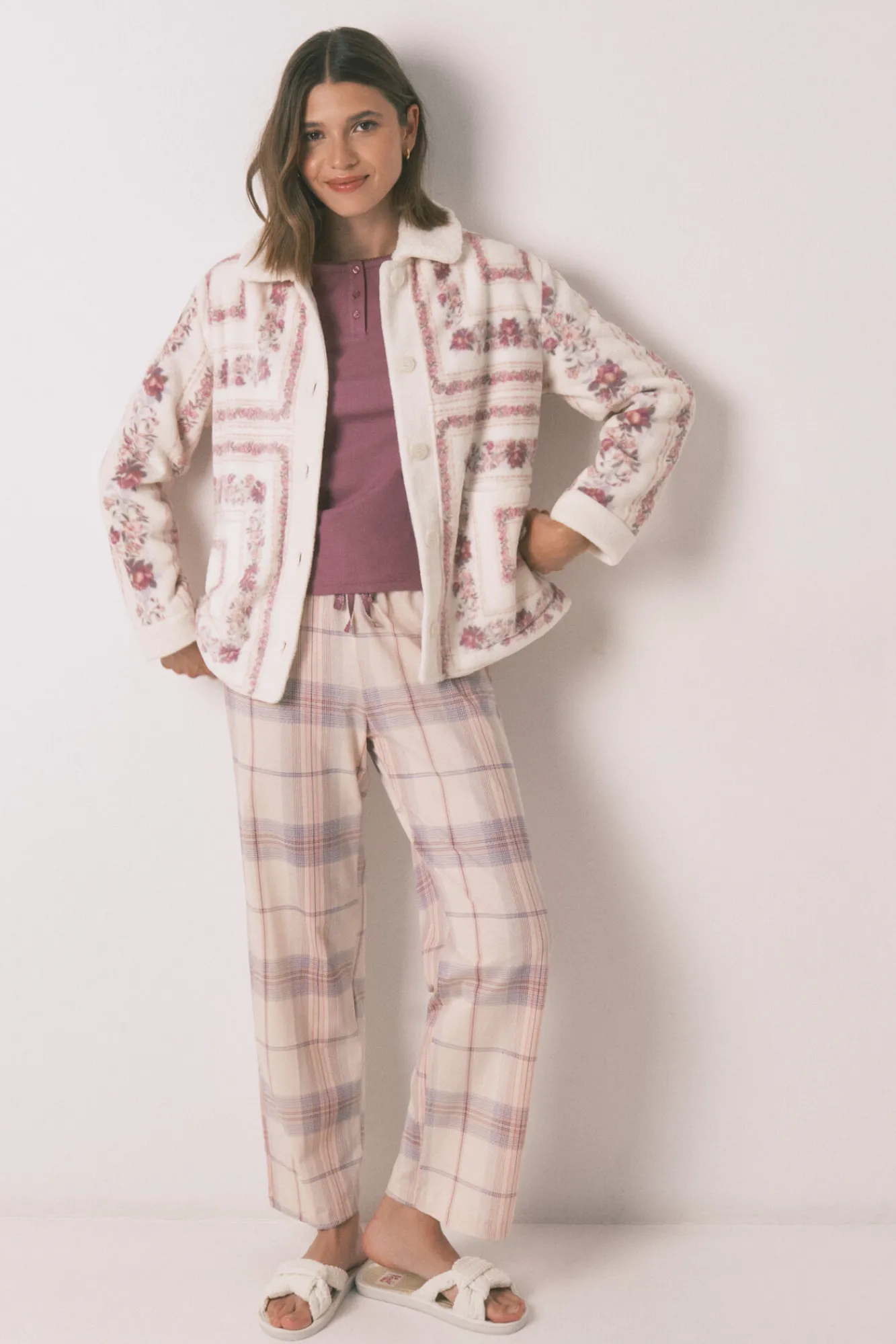Women'secret Bata corta polar