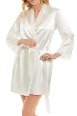 Ivette Bridal Bata corta satén cecile