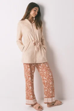 Women'secret Bata midi polar flores