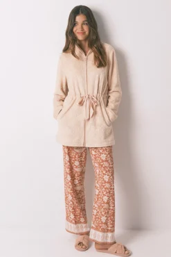 Women'secret Bata midi polar flores