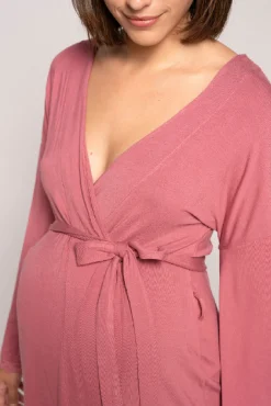 Ohma! Bata Premamá Con Encaje A Tono