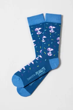 Besocks Snoopy organic cotton Knee High Socks in Blue