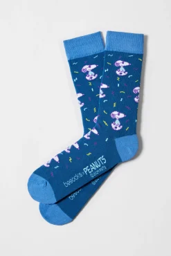 Besocks Snoopy organic cotton Knee High Socks in Blue