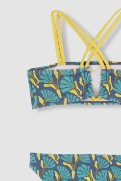Crianças Gocco Bikini de flores con contraste