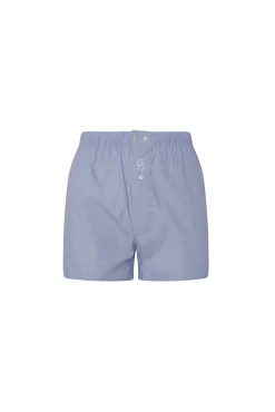 Blue fabric boxers