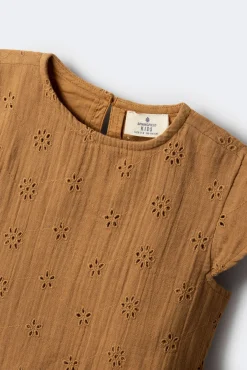 Crianças Springfield Kids Blusa bordado suizo niña