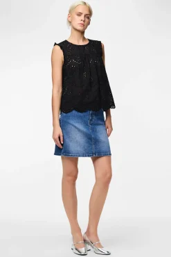 Pieces Blusa con detalle