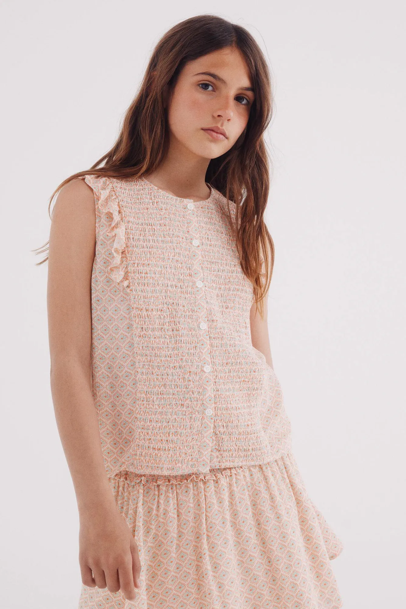 Crianças Springfield Kids Blusa corbatera para niña