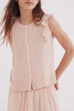 Crianças Springfield Kids Blusa corbatera para niña