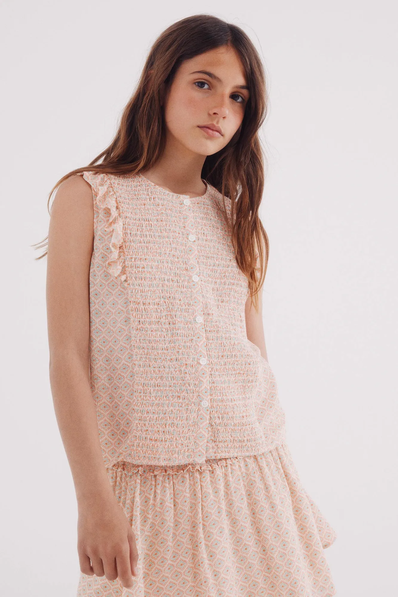 Crianças Springfield Kids Blusa corbatera para niña