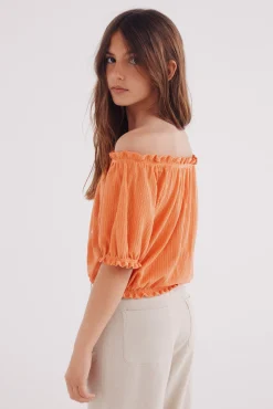 Crianças Springfield Kids Blusa fruncida para niña