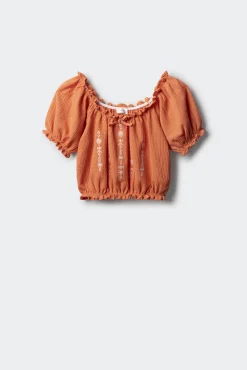 Crianças Springfield Kids Blusa fruncida para niña