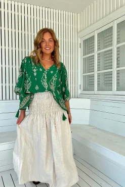 Jaase Blusa manga francesa oversize Rue