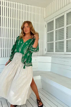 Jaase Blusa manga francesa oversize Rue