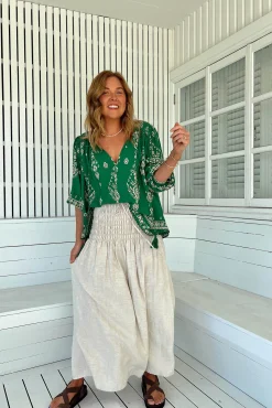 Jaase Blusa manga francesa oversize Rue
