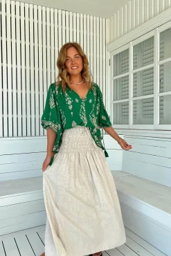 Jaase Blusa manga francesa oversize Rue