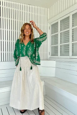 Jaase Blusa manga francesa oversize Rue