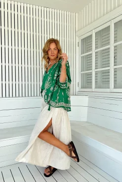 Jaase Blusa manga francesa oversize Rue
