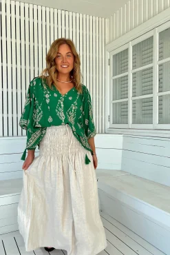 Jaase Blusa manga francesa oversize Rue