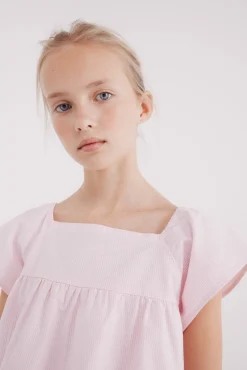 Crianças Springfield Kids Blusa rayas oxford niña