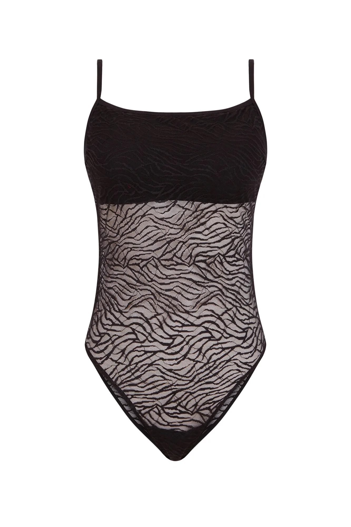 Women'secret Body encaje cebra