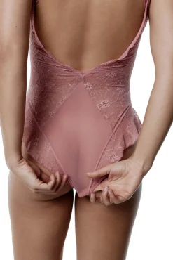 Black Limba Body halter de encaje Eclipse