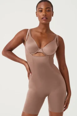 Spanx Body pantalón por debajo del pecho tul y satén Shaping satin